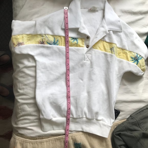 Vintage Sears terry cloth cabana shirt - Picture 2 of 4